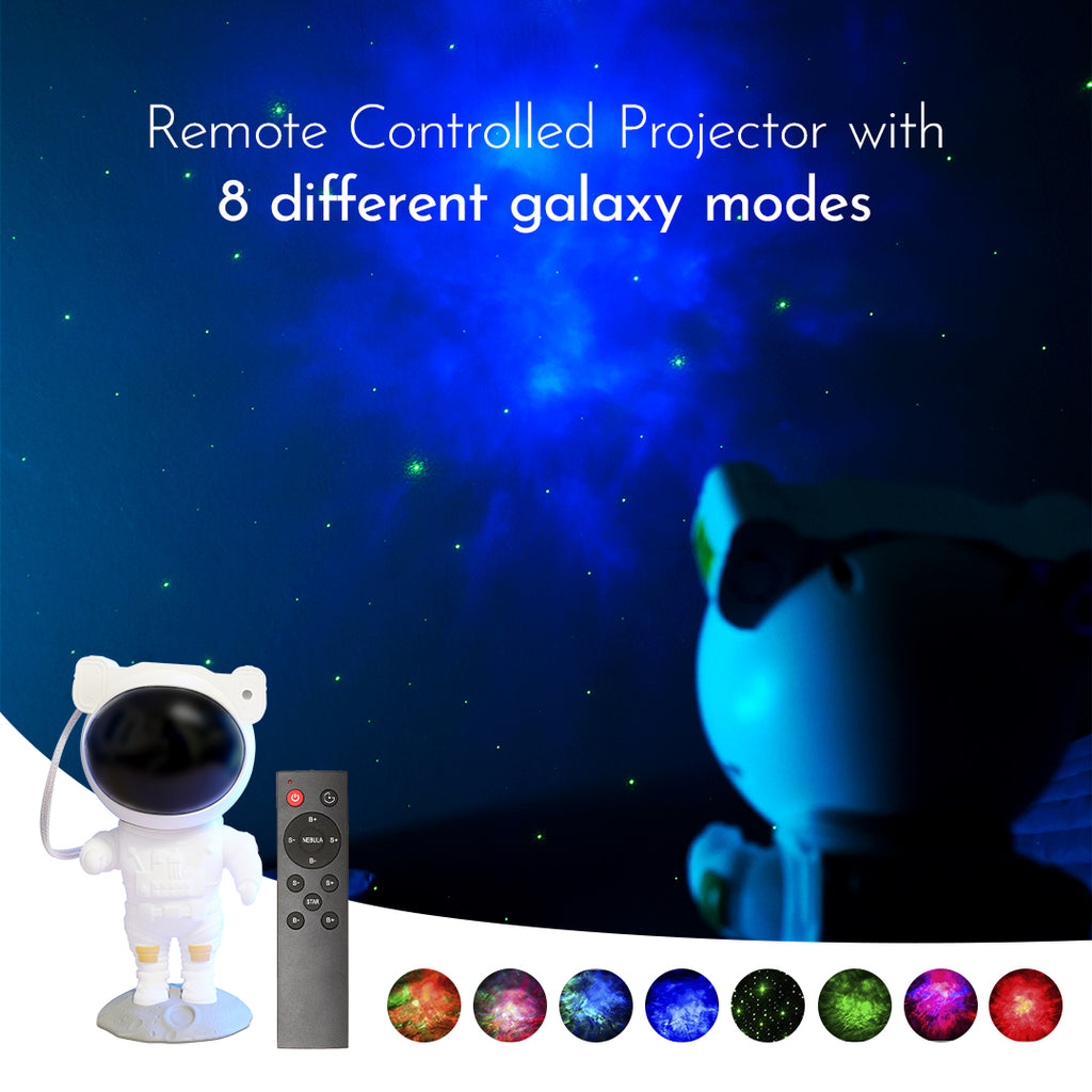 Astronaut Galaxy Projector Lamp - HomeFlair