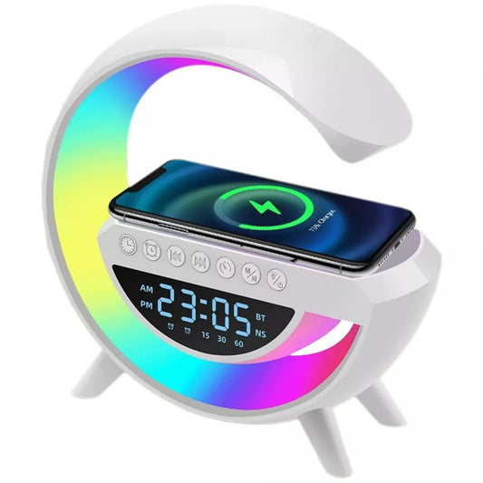 G-Shape LED Wireless Charging +Speaker Lamp - HomeFlair