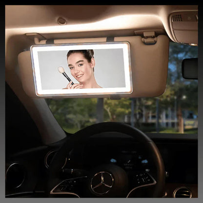 LED Car Sun Visor Vanity Mirror - HomeFlair