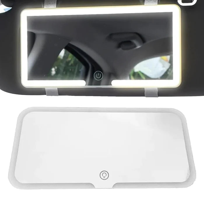 LED Car Sun Visor Vanity Mirror - HomeFlair