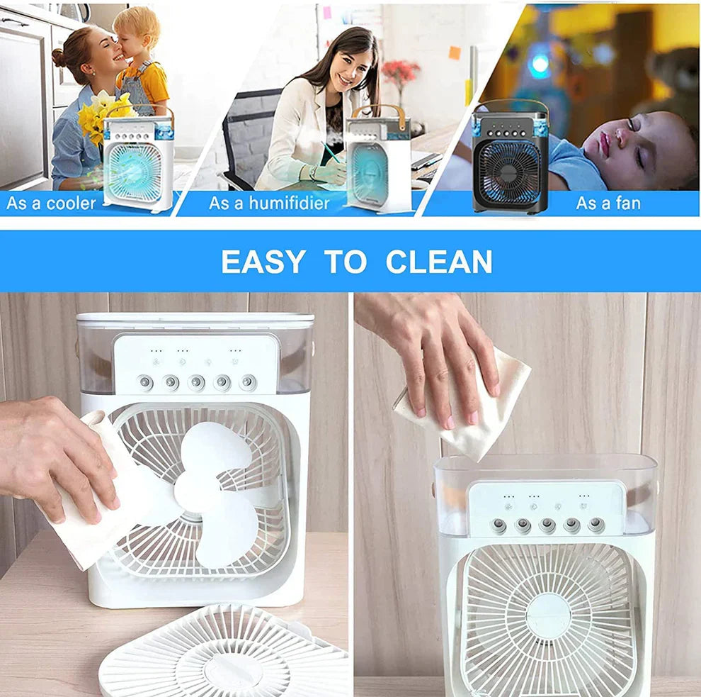 Portable Fan Cooling | Mini Air Conditioner Evaporative | Air Cooler Water Portable - HomeFlair