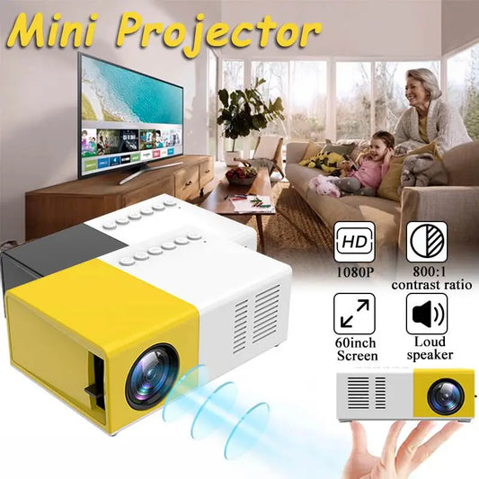 YG-300 Mini Projector | Portable LED Projector | Smart Projector - HomeFlair